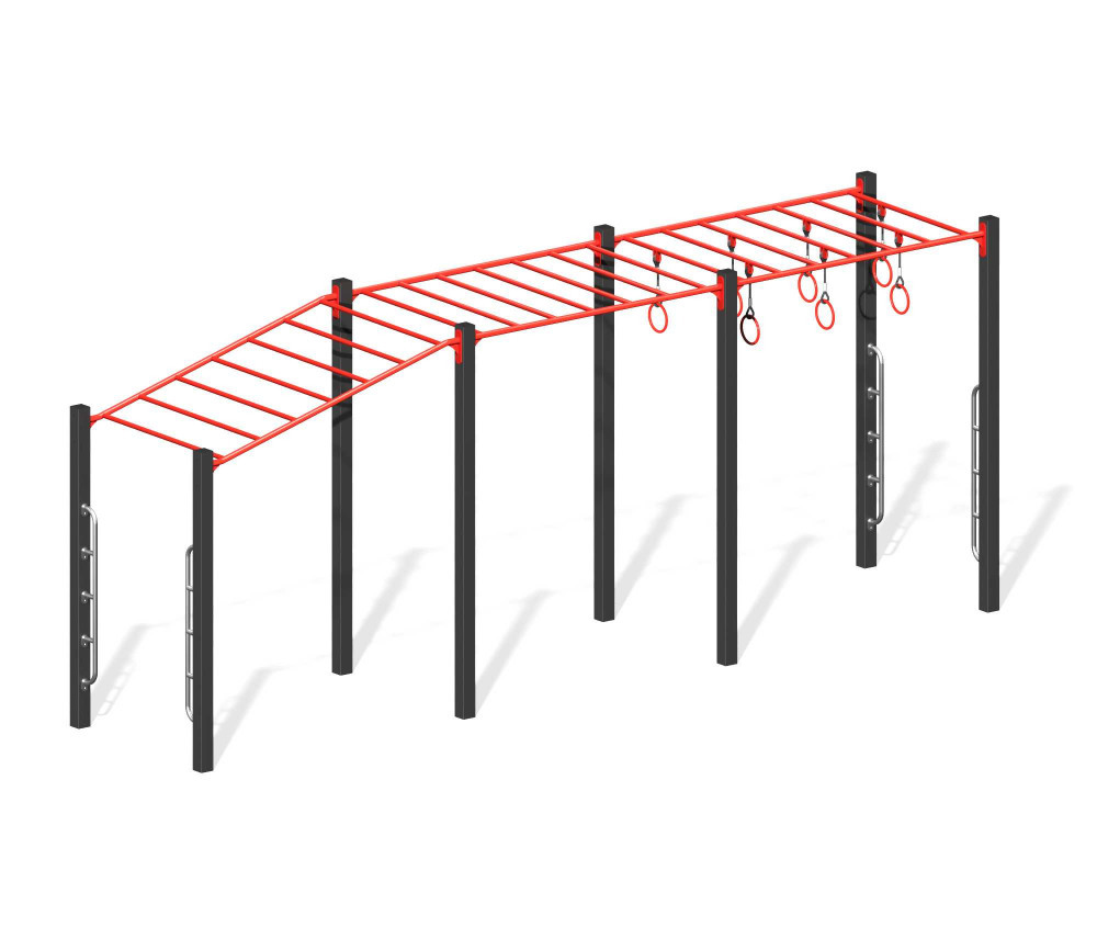 Рукоход с изменением высоты и возможностью использования дополнительных аксессуаров